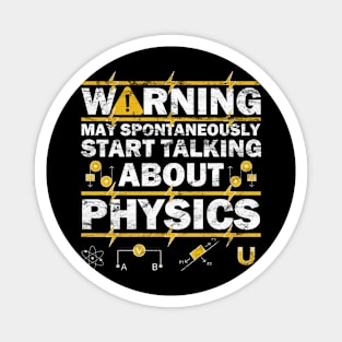 Physics Teacher Geeky Science Magnet